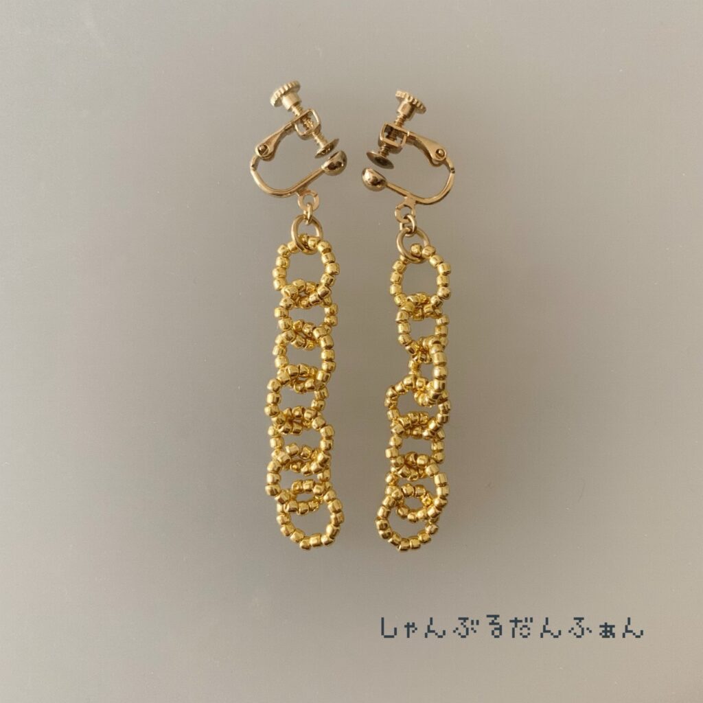 承太郎風チェーンイヤリング
