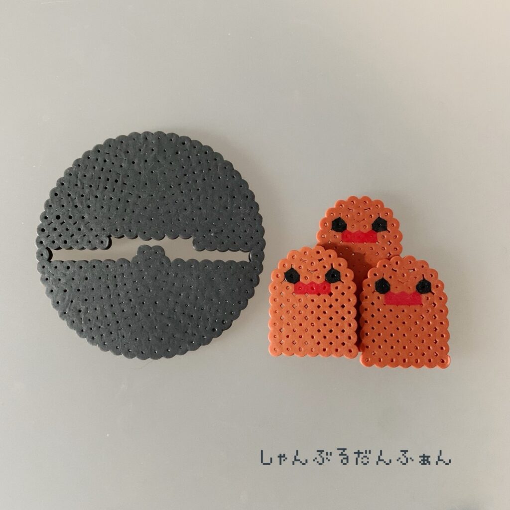 アイロンビーズ版ダグトリオ