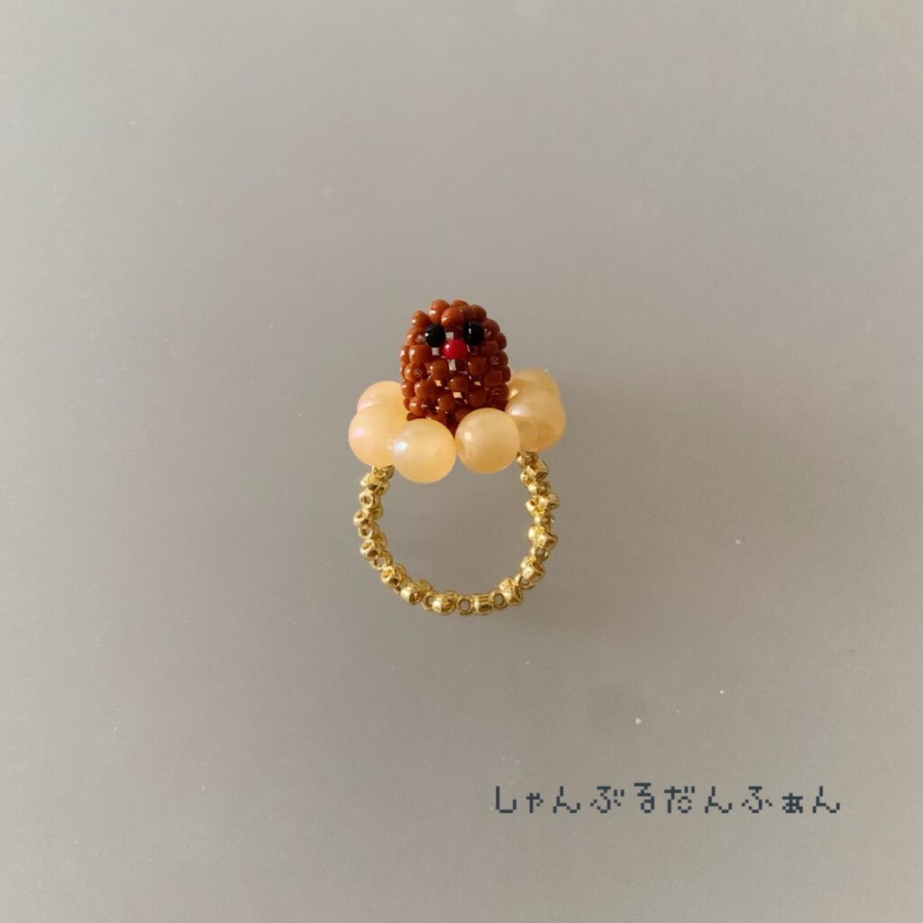 ディグダのビーズリング(ミスド風)