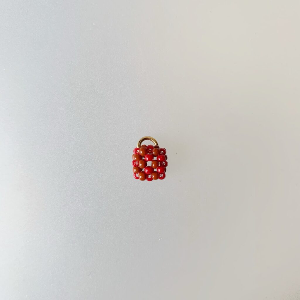 ビーズで作ったブロック