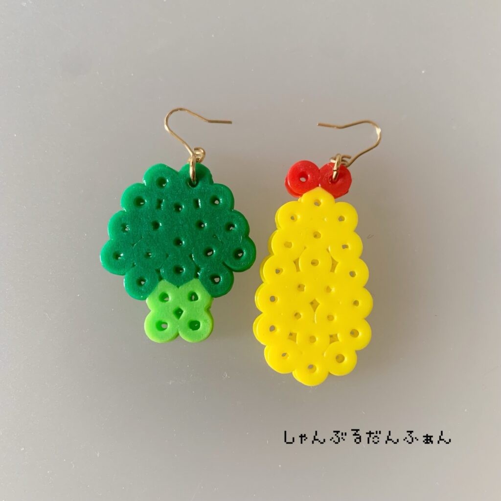 ブロッコリーとマヨネーズのピアス