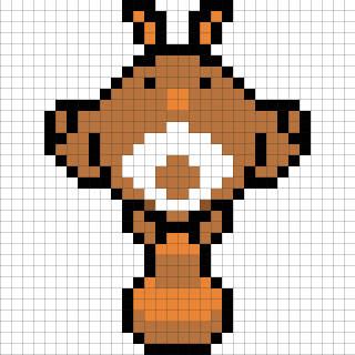 オタチのエンディングドット絵