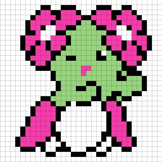 キレイハナのエンディングドット絵