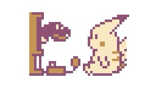アーボとピカチュウ