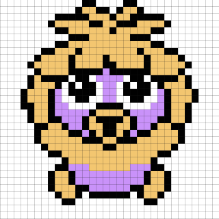 ムチュールのエンディングドット絵